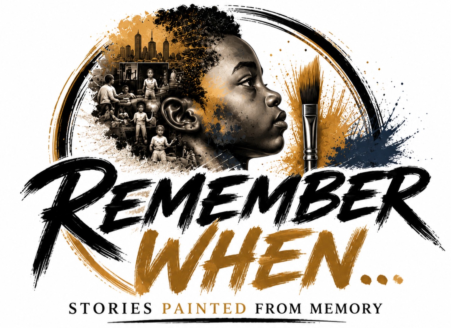 Remember When — Stories Painted From Memory identity