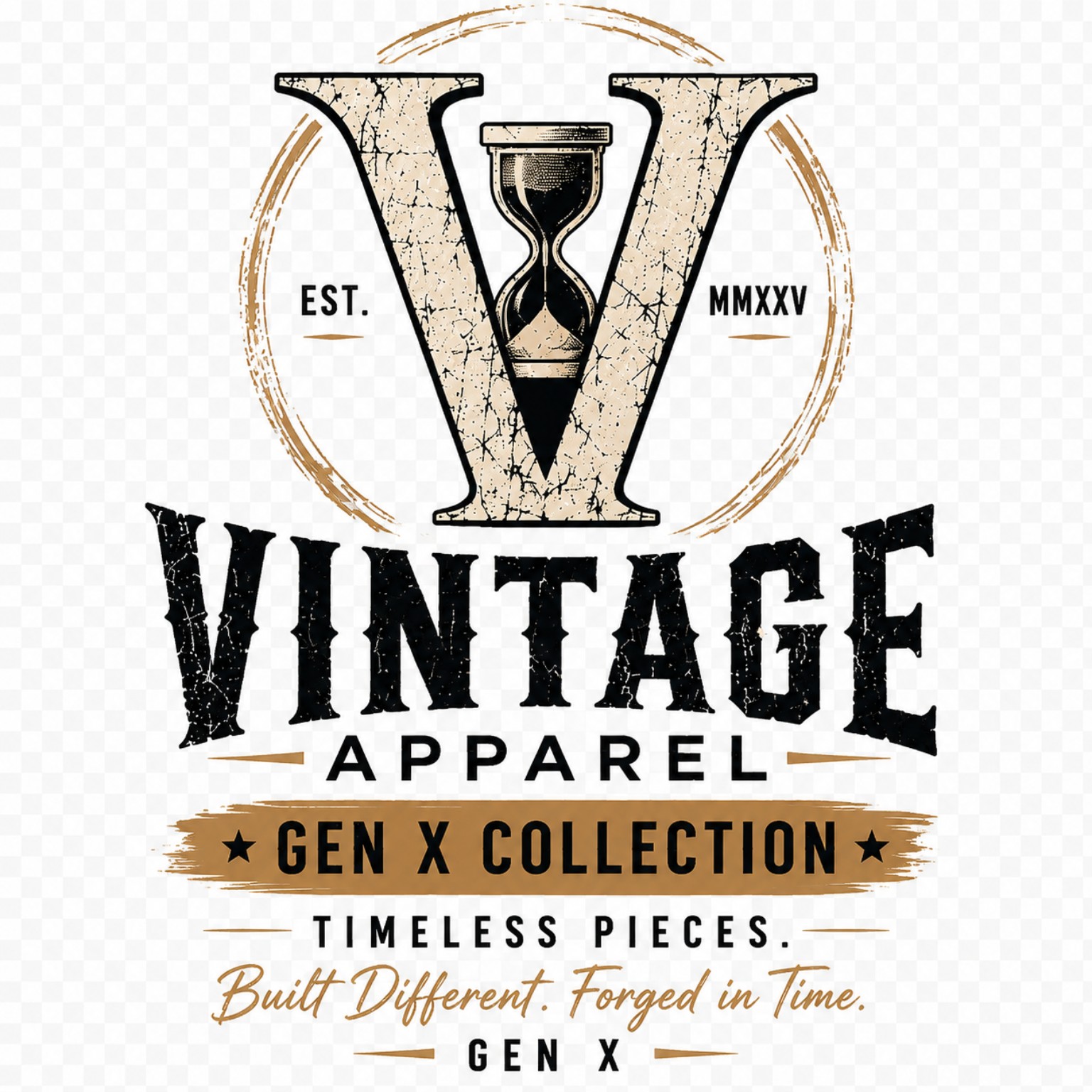 Vintage Apparel identity system