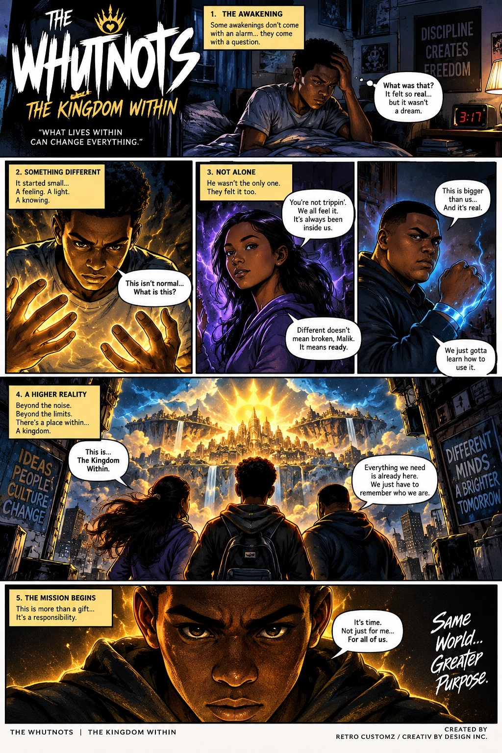 The Whutnots sequential comic page
