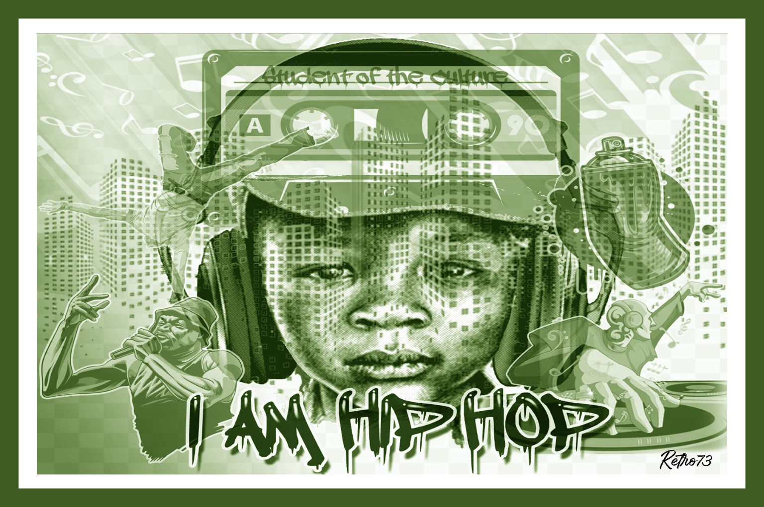 I Am Hip Hop artwork by William A. Burton